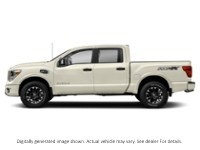 2018 Nissan Titan 4X4 Crew Cab Pro-4X Pearl White  Shot 3