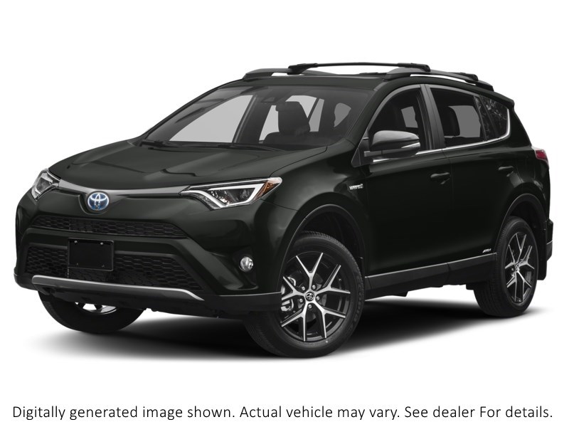 2018 Toyota Rav4 Hybrid AWD Hybrid SE Black Sand Pearl  Shot 1