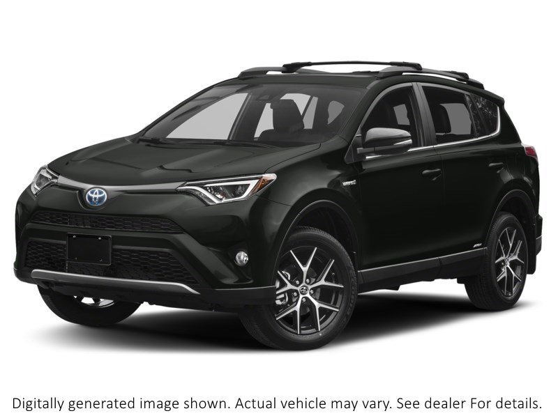 2018 Toyota Rav4 Hybrid AWD Hybrid SE Black Sand Pearl  Shot 4