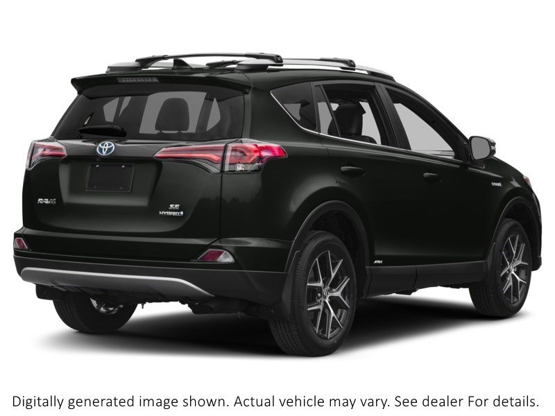 2018 Toyota Rav4 Hybrid AWD Hybrid SE Black Sand Pearl  Shot 6