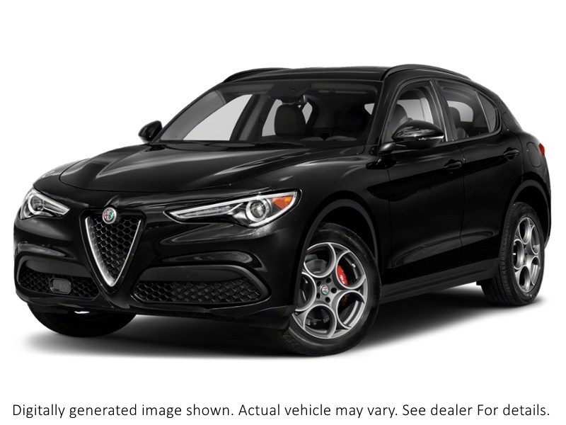 2018 Alfa Romeo Stelvio Ti Sport AWD Vulcano Black Metallic  Shot 1