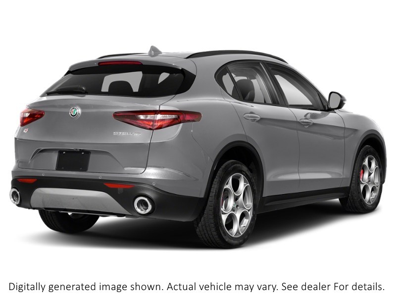 2018 Alfa Romeo Stelvio Ti Sport AWD Silverstone Grey Metallic  Shot 12
