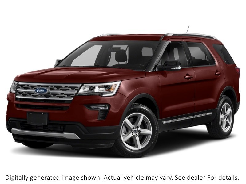 2018 Ford Explorer XLT 4WD Burgundy Velvet Metallic Tinted Clearcoat  Shot 31