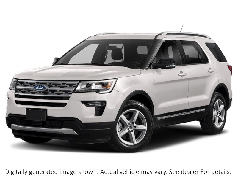 2018 Ford Explorer XLT 4WD White Platinum Metallic Tri-Coat  Shot 40