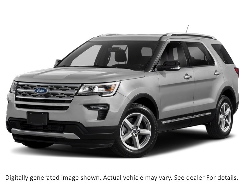 2018 Ford Explorer XLT 4WD Ingot Silver Metallic  Shot 43