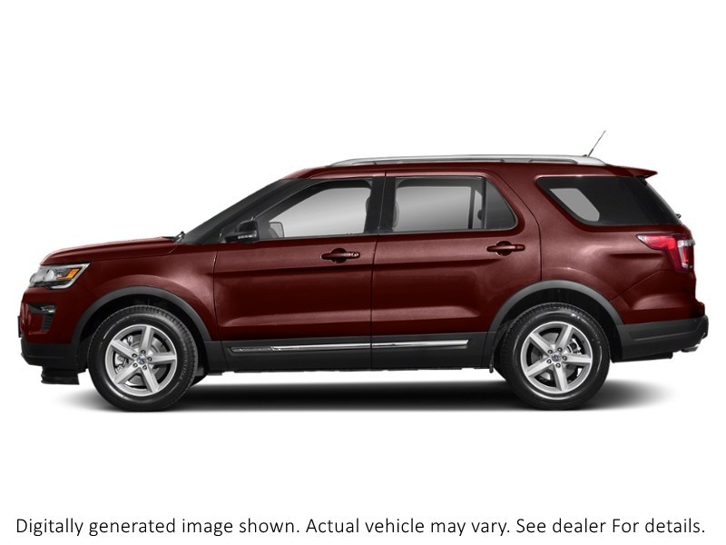 2018 Ford Explorer XLT 4WD Burgundy Velvet Metallic Tinted Clearcoat  Shot 33