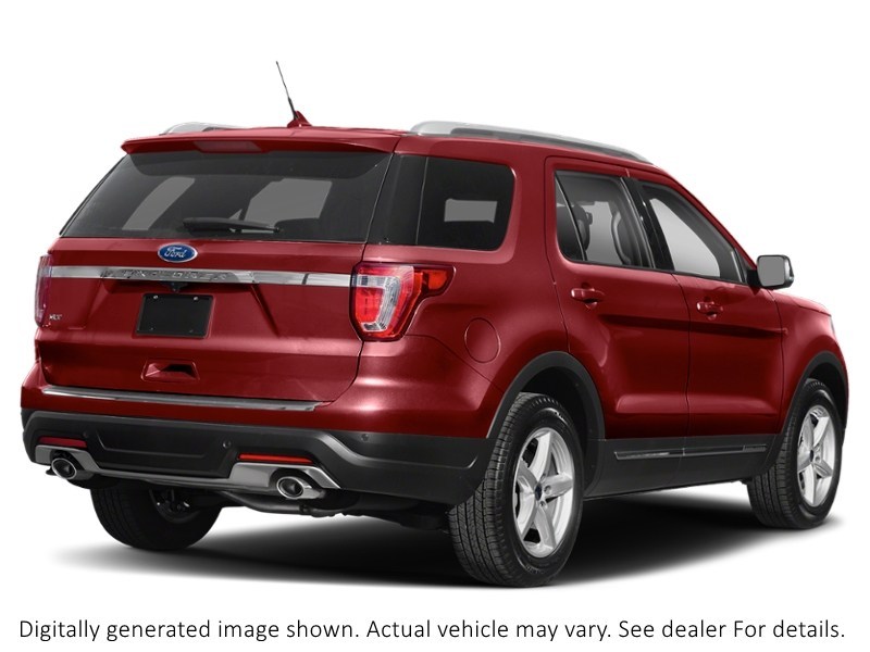 2018 Ford Explorer XLT 4WD Ruby Red Metallic Tinted Clearcoat  Shot 60