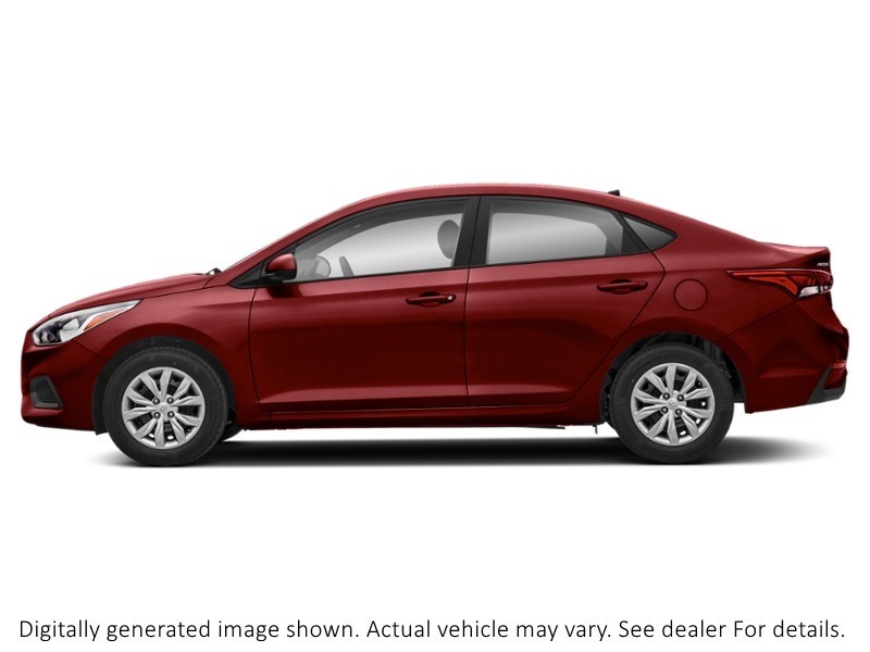 2018 Hyundai Accent 4 Door Gl Auto Fiery Red  Shot 5