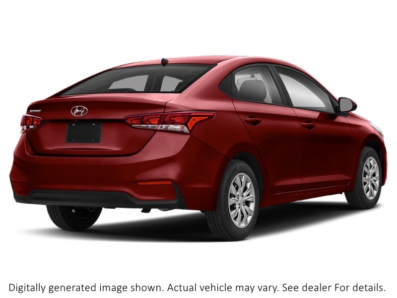 2018 Hyundai Accent 4 Door Gl Auto Fiery Red  Shot 6