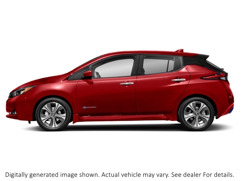 2018 Nissan Leaf SL Hatchback Scarlet Ember  Shot 3