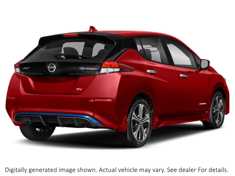 2018 Nissan Leaf SL Hatchback Scarlet Ember  Shot 2