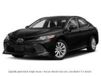 2019 Toyota Camry LE Auto Midnight Black Metallic  Shot 4