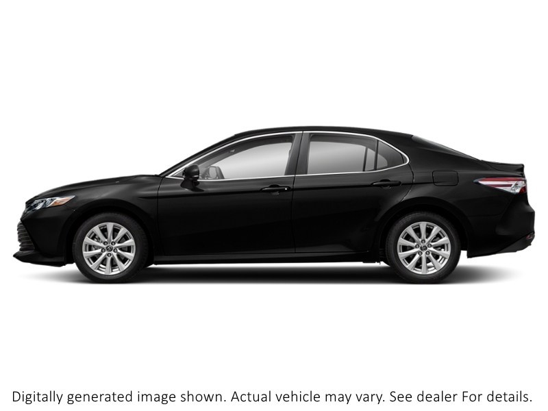 2019 Toyota Camry LE Auto Midnight Black Metallic  Shot 3
