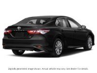 2019 Toyota Camry LE Auto Midnight Black Metallic  Shot 2
