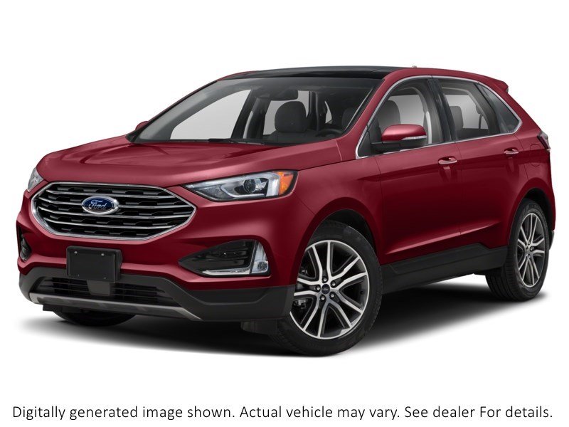 2019 Ford Edge Titanium Ruby Red Metallic Tinted Clearcoat  Shot 37
