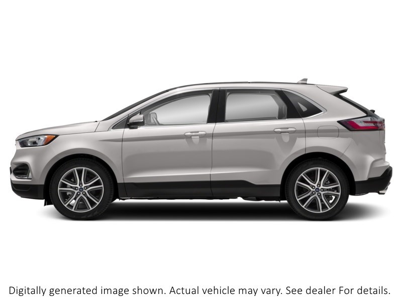 2019 Ford Edge Titanium White Platinum Metallic Tri-Coat  Shot 5