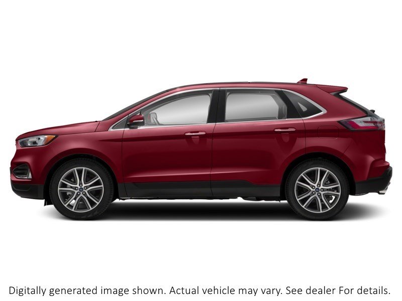 2019 Ford Edge Titanium Ruby Red Metallic Tinted Clearcoat  Shot 41