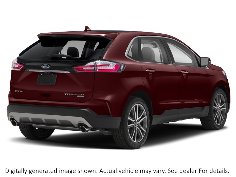 2019 Ford Edge Titanium Burgundy Velvet Metallic Tinted Clearcoat  Shot 36