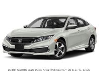 2019 Honda Civic Sedan LX CVT Platinum White Pearl  Shot 4