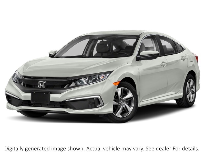 2019 Honda Civic Sedan LX CVT Platinum White Pearl  Shot 1