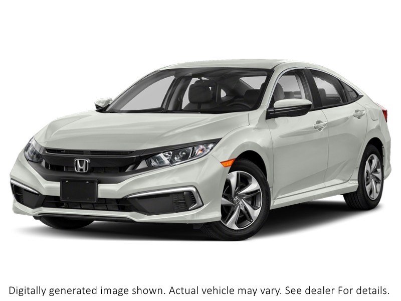 2019 Honda Civic Sedan LX CVT Platinum White Pearl  Shot 1