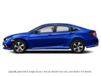 2021 Honda Civic Sedan LX CVT Aegean Blue Metallic  Shot 3