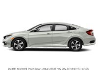 2019 Honda Civic Sedan LX CVT Platinum White Pearl  Shot 3