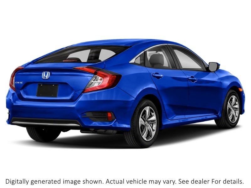 2021 Honda Civic Sedan LX CVT Aegean Blue Metallic  Shot 2