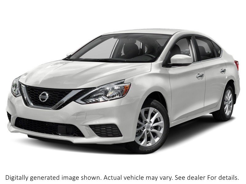 2019 Nissan Sentra SV CVT Aspen White Pearl  Shot 1