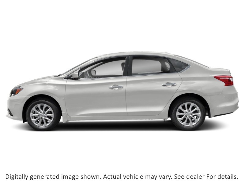 2019 Nissan Sentra SV CVT Aspen White Pearl  Shot 3