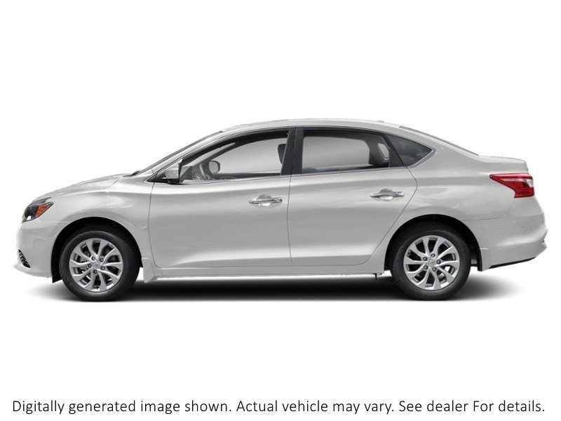 2019 Nissan Sentra SV CVT Aspen White Pearl  Shot 3
