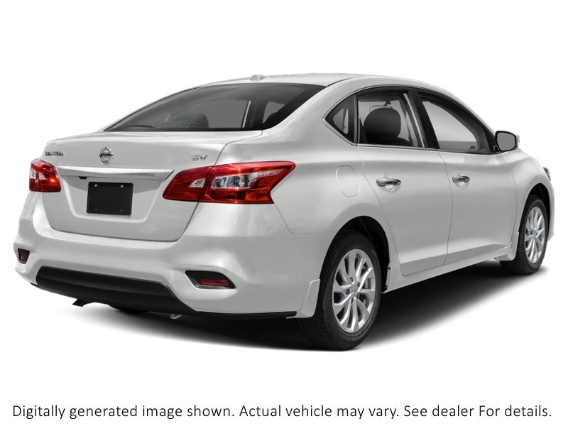 2019 Nissan Sentra SV CVT Aspen White Pearl  Shot 6