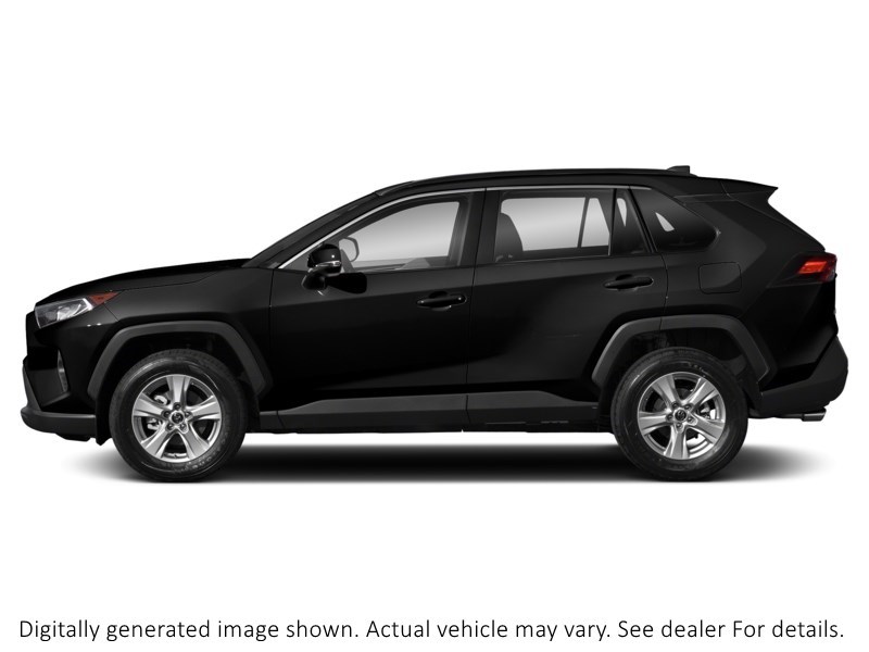 2019 Toyota Rav4 AWD XLE Midnight Black Metallic  Shot 3