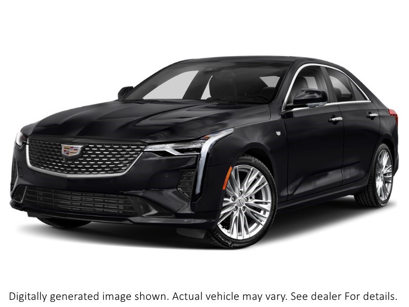 2022 Cadillac Ct4 4Dr Sdn Premium Luxury Stellar Black Metallic  Shot 4
