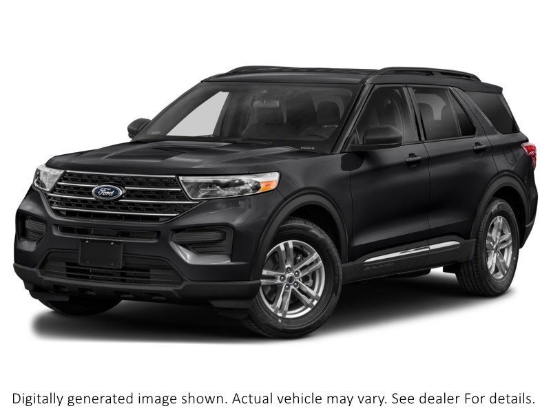 2020 Ford Explorer XLT 4WD Agate Black Metallic  Shot 1