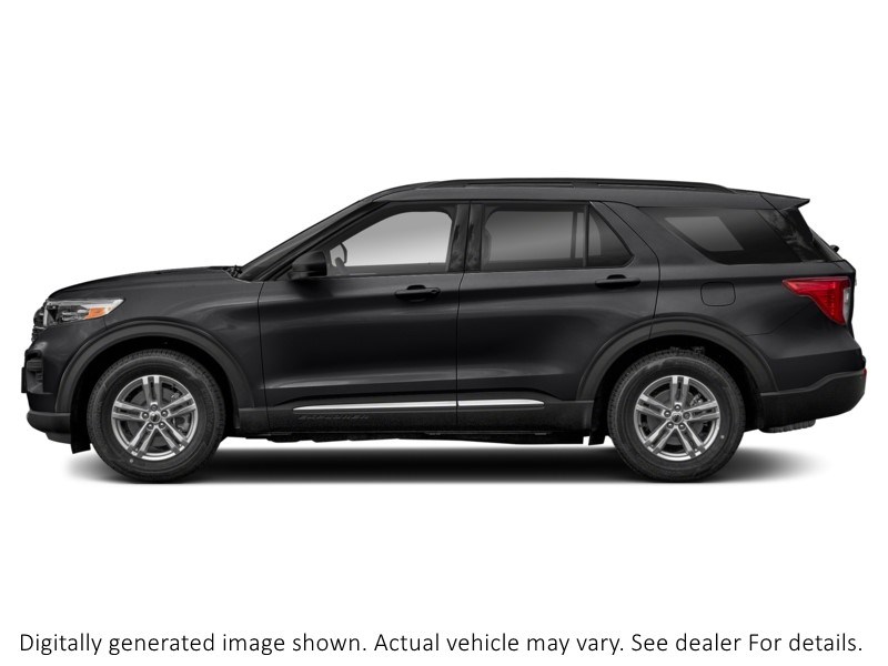 2020 Ford Explorer XLT 4WD Agate Black Metallic  Shot 5