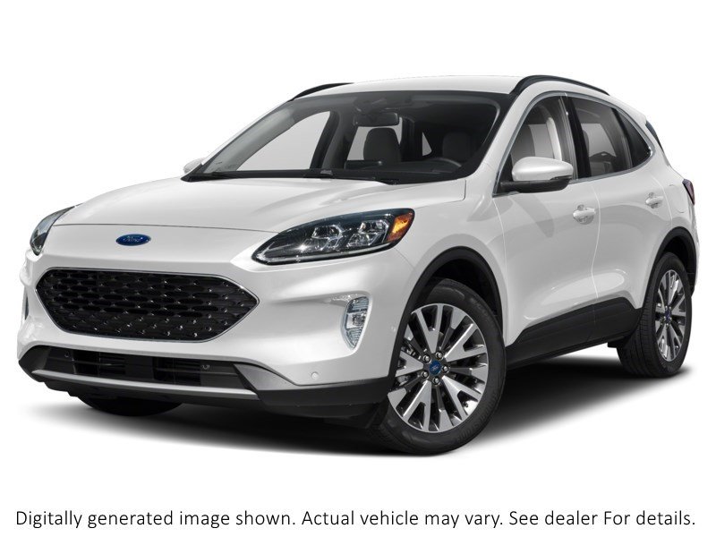 2021 Ford Escape Titanium Hybrid AWD Star White Metallic Tri-Coat  Shot 7