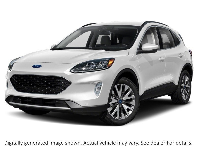 2021 Ford Escape Titanium Hybrid AWD Star White Metallic Tri-Coat  Shot 1