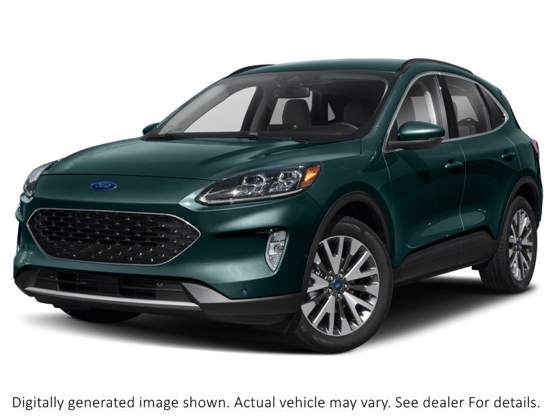 2020 Ford Escape Titanium Hybrid | AWD | Nav | Leather | B&O Dark Persian Green Metallic  Shot 4