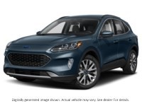 2021 Ford Escape Titanium Hybrid AWD Antimatter Blue Metallic  Shot 40