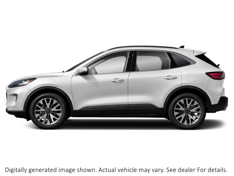 2021 Ford Escape Titanium Hybrid AWD Star White Metallic Tri-Coat  Shot 3