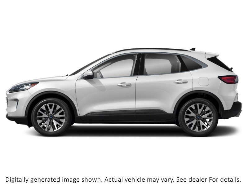 2021 Ford Escape Titanium Hybrid AWD Star White Metallic Tri-Coat  Shot 9