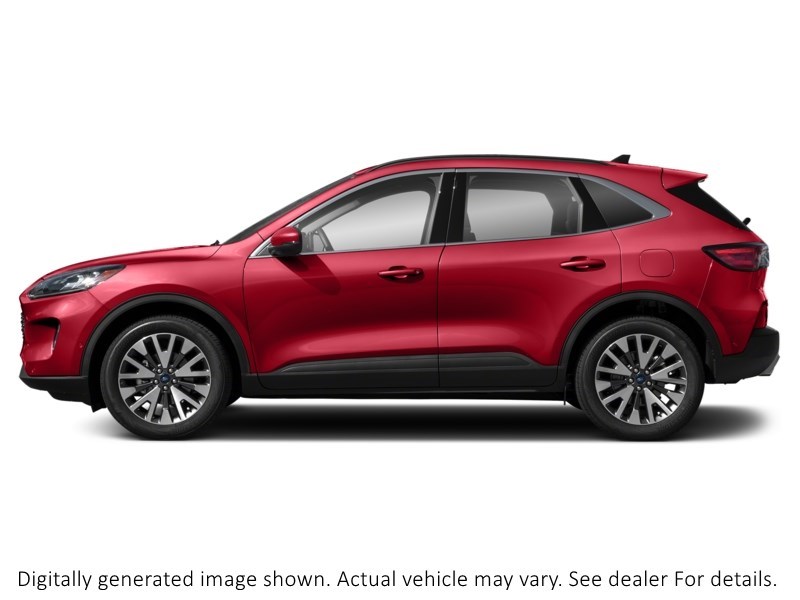 2021 Ford Escape Titanium Hybrid AWD Rapid Red Metallic Tinted Clearcoat  Shot 17