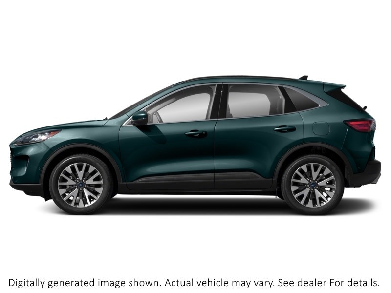 2020 Ford Escape Titanium Hybrid | AWD | Nav | Leather | B&O Dark Persian Green Metallic  Shot 3