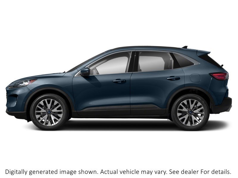 2021 Ford Escape Titanium Hybrid AWD Antimatter Blue Metallic  Shot 41