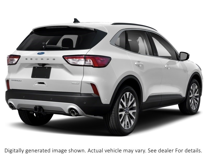 2021 Ford Escape Titanium Hybrid AWD Star White Metallic Tri-Coat  Shot 8