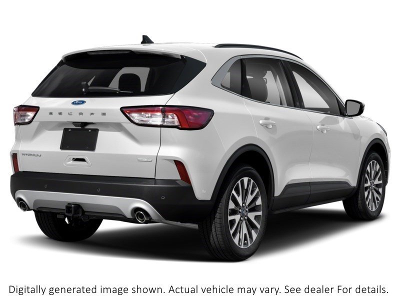 2021 Ford Escape Titanium Hybrid AWD Star White Metallic Tri-Coat  Shot 12