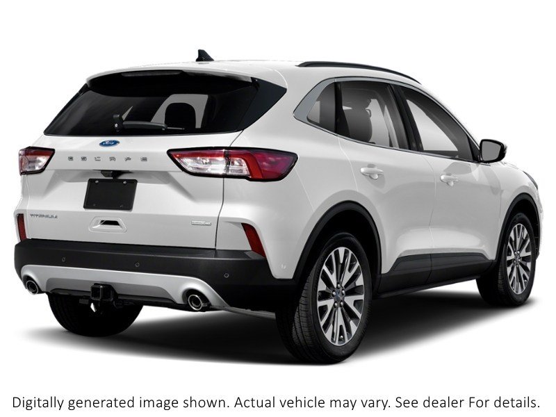 2021 Ford Escape Titanium Hybrid AWD Star White Metallic Tri-Coat  Shot 6