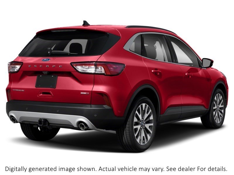 2021 Ford Escape Titanium Hybrid AWD Rapid Red Metallic Tinted Clearcoat  Shot 18