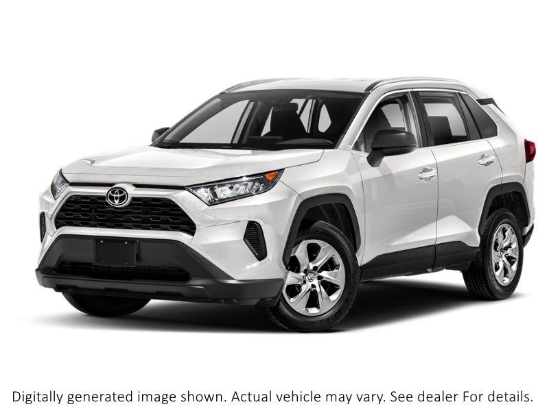 2022 Toyota Rav4 LE AWD White  Shot 1